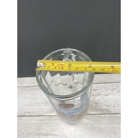 2000 Oktoberfest Paulaner Munchen Heavy Glass Ribbed Beer Colorful Mug Stein - Picture 5 of 10